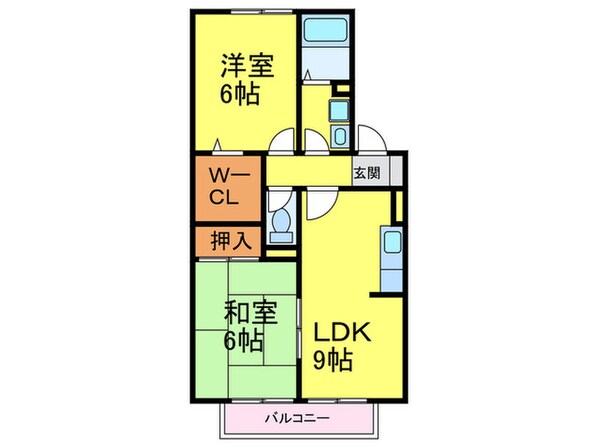 エル観晴の物件間取画像